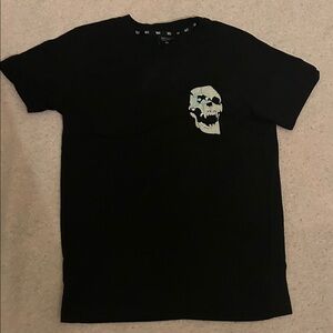 Black Skull Graphic Kids Tee